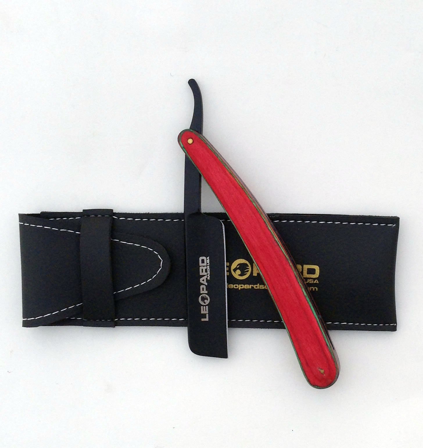 Shave Ready Razor Straight Cut Throat Shaving Razor Straight Shaving Razor Shavette Hand Made High Carbon Steel Black Blade Wood Handle R-622