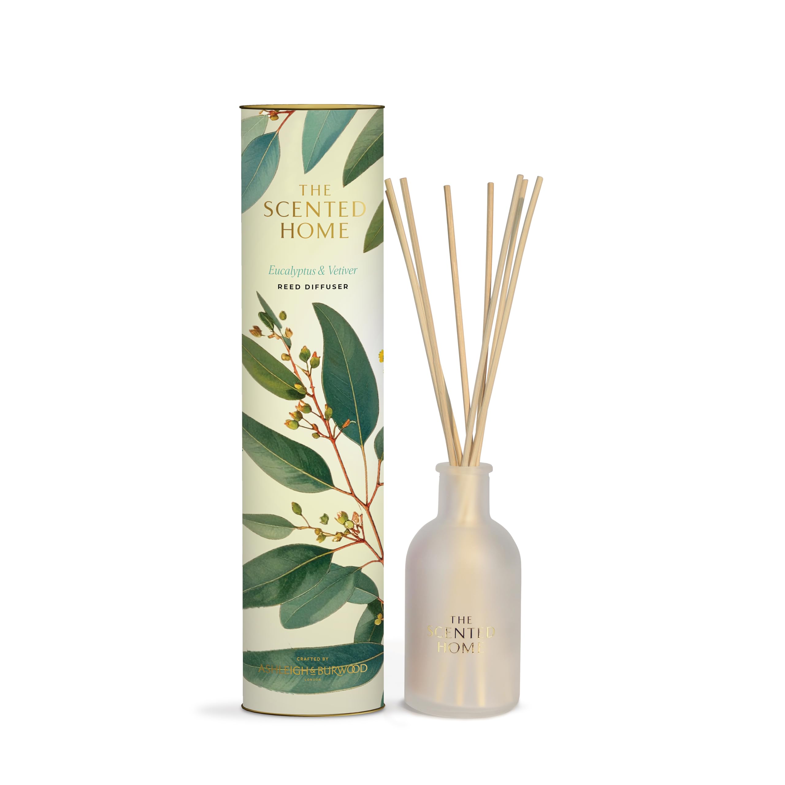 Ashleigh & Burwood Reed Diffuser Air Freshener for Home | Eucalyptus & Vetiver Fragrance Oil Diffuser | Lasts up to 3 Months | 150ml