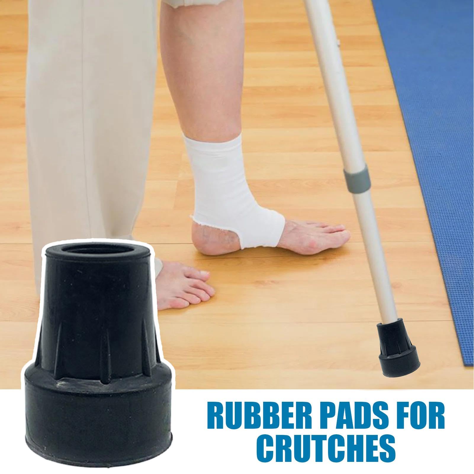 Trekking Pole Tips Replacement, Outdoor Travel Gear, Rubber Feet Hiking Poles, Rubber Hiking Stick Tips, Climbing Accessories for Exploring, Survival, Mountaineering