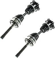 Vista 489 de TRQ Juego de conjunto de eje de transmisión CV delantero para conductor y pasajero, 2 piezas, compatible con Ford Explorer 4WD 95-01, Explorer AWD