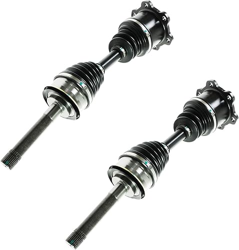 Miniatura 489 de TRQ Juego de conjunto de eje de transmisión CV delantero para conductor y pasajero, 2 piezas, compatible con Ford Explorer 4WD 95-01, Explorer AWD