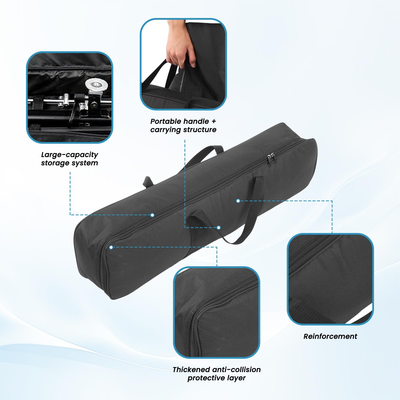 Bolsa de Pesca Mochila Almacenamiento Equipo de Pesca