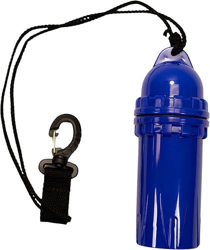 Scuba Choice Caja seca cilíndrica con clip, color azul