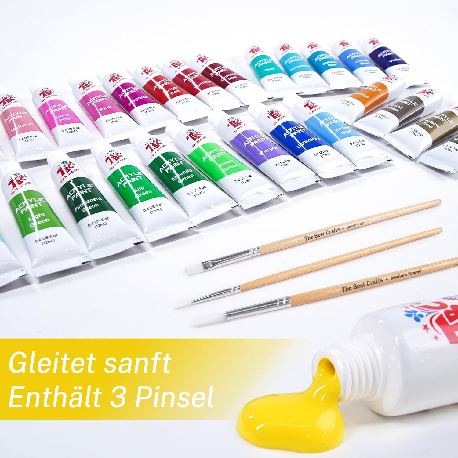 TBC Colori Acrilici Set, 24 Colori immagine 2