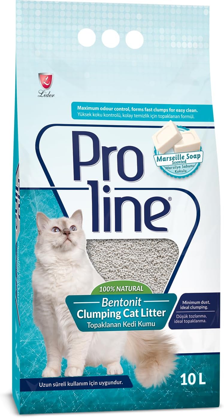 Proline Sabun Kokulu Bentonit Kedi Kumu, 10 L