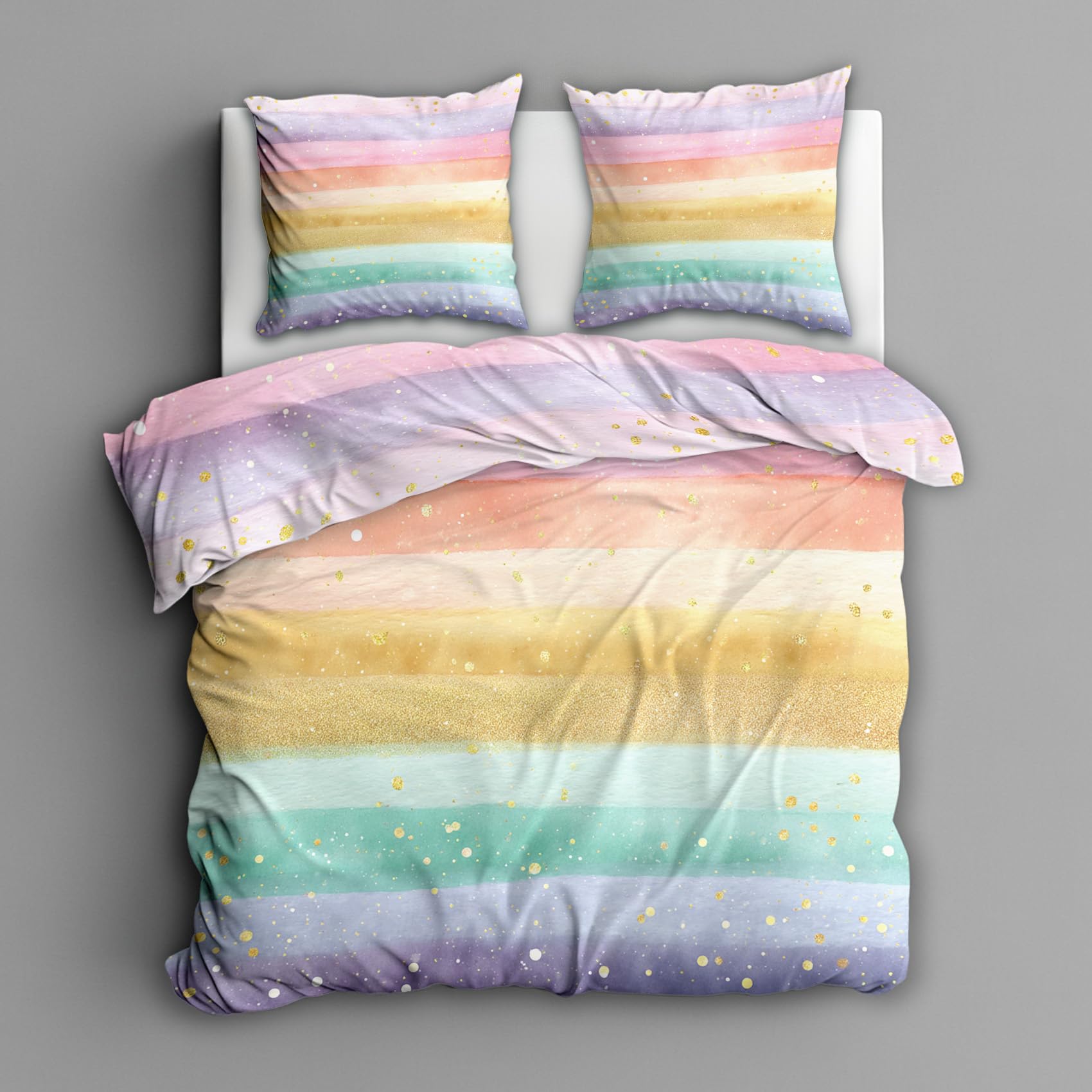Housse de couette 220x240 zippée microfibre douce nettoyage facile