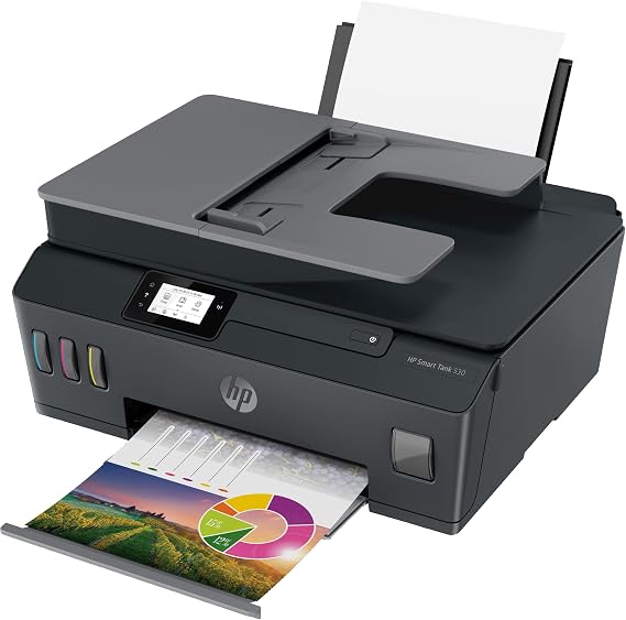 HP Smart Tank 530 Çok Fonksiyonlu AIO Renkli Tanklı ADF Wi-Fi Yazıcı (4SB24A)