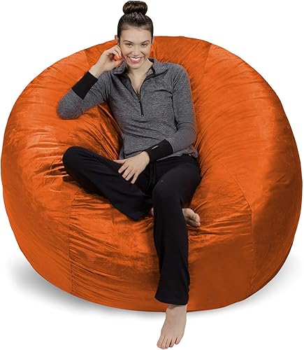 Miniatura 224 de Sofa Sack - Sillón puff de 5 pies, color carbón, solo funda Carbón - Solo funda,Lima - Solo funda,Mandarina - Solo funda,Aqua Marine - Solo
