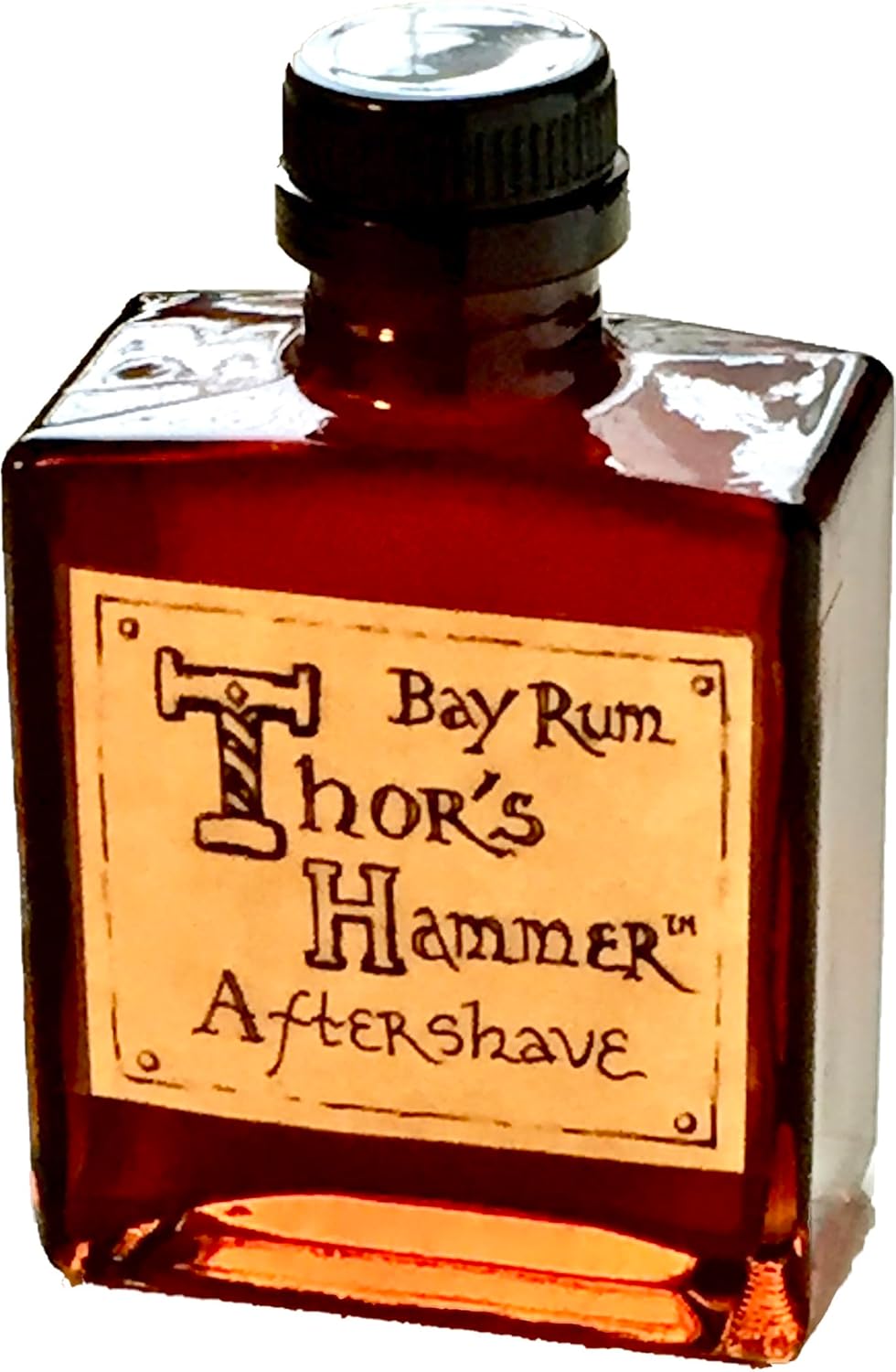 Freyja's Magic Bay Rum Aftershave Limited Edition, Thor's Hammer Classic Bay Rum, Viking Aftershave, All Natural, 5 oz Cork Top