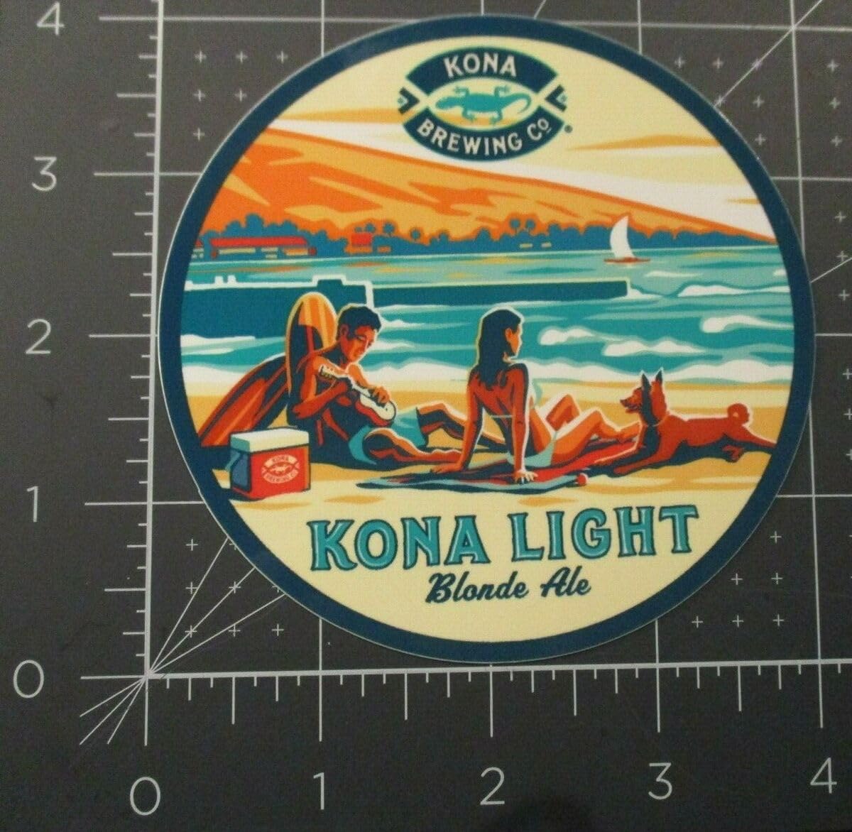 Kona Brewing Company Longboard Decal