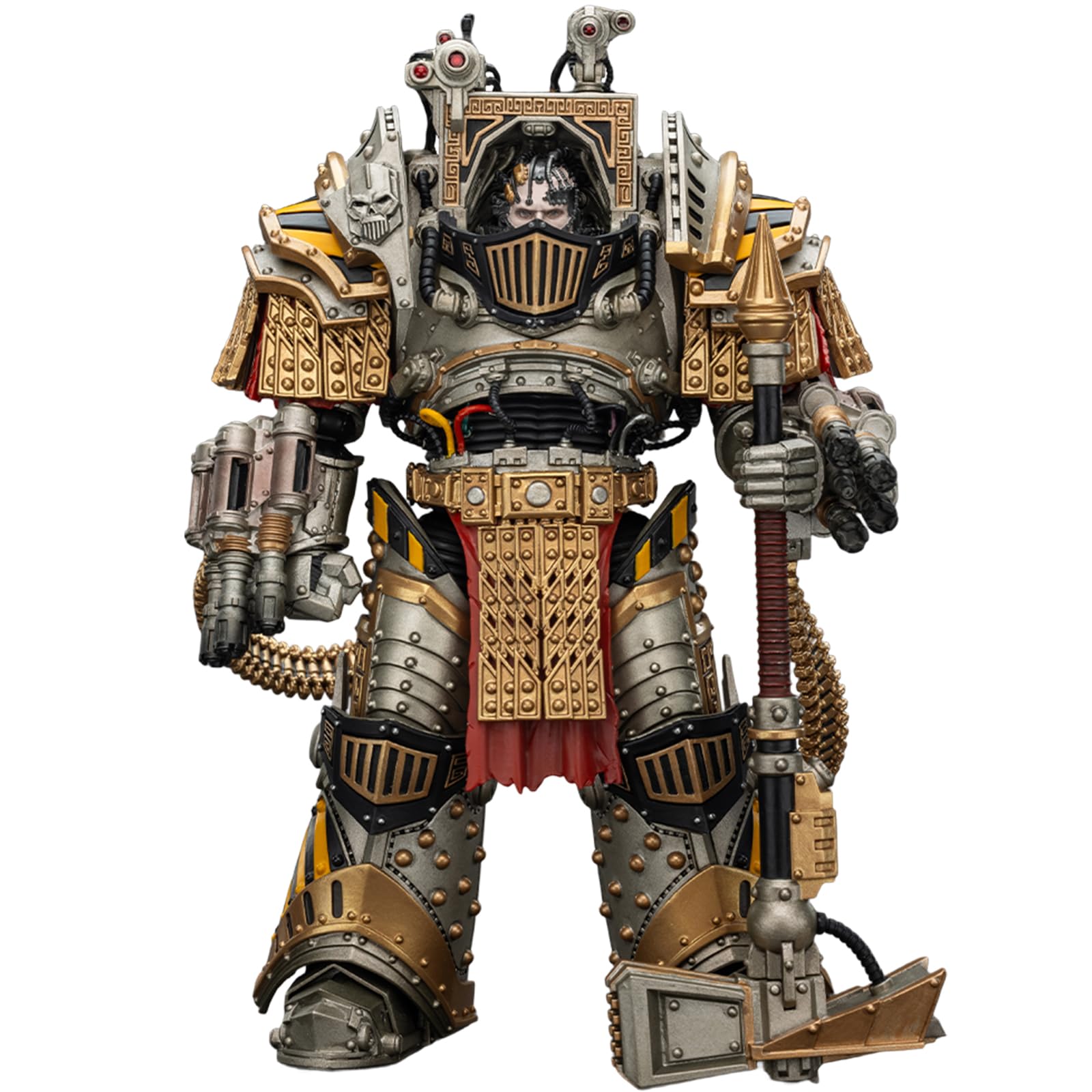 JoyToy Warhammer 40k Guerreros de Hierro Perturabo, Primarca de la lVª Legión, figura de acción a escala 1/18, colección que combina valor y diversión de juego