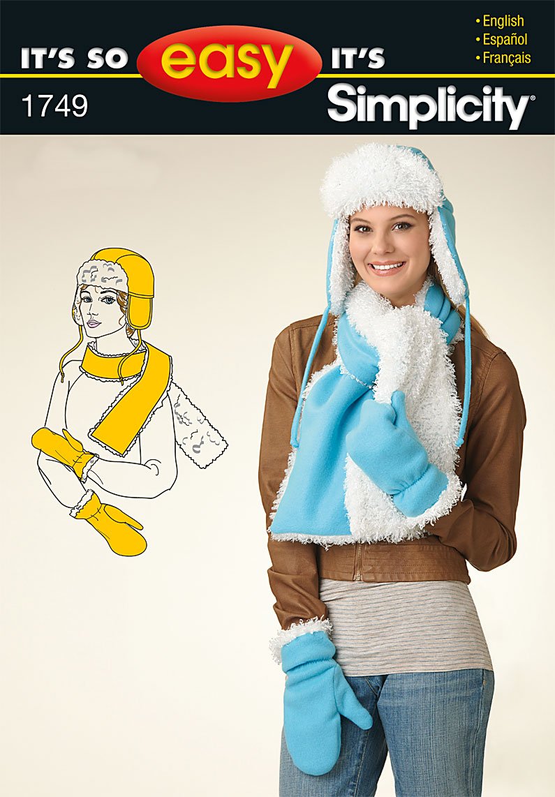 Patron pour Accessoires Simplicity 1749.A pour réussir sa première pochette