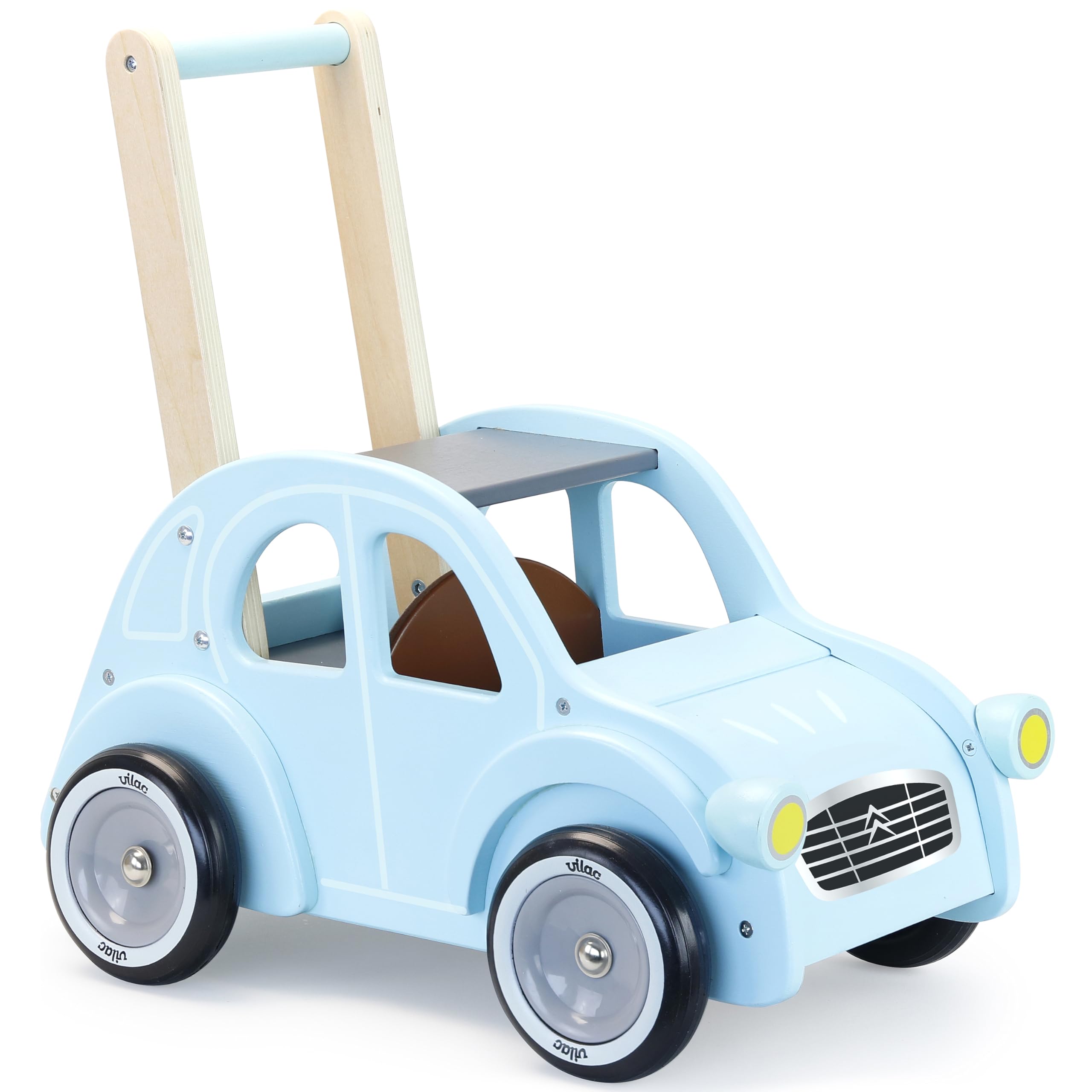 Vilac VIL1132 Chariot de Marche Citroen 2CV samoloty, niebieski, pequeño