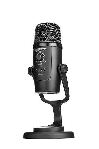 Boya BY-PM500 USB Microphone compatible with C-type Smartphones, computers with USB port. For Youtubers, Music creators, Podcasters