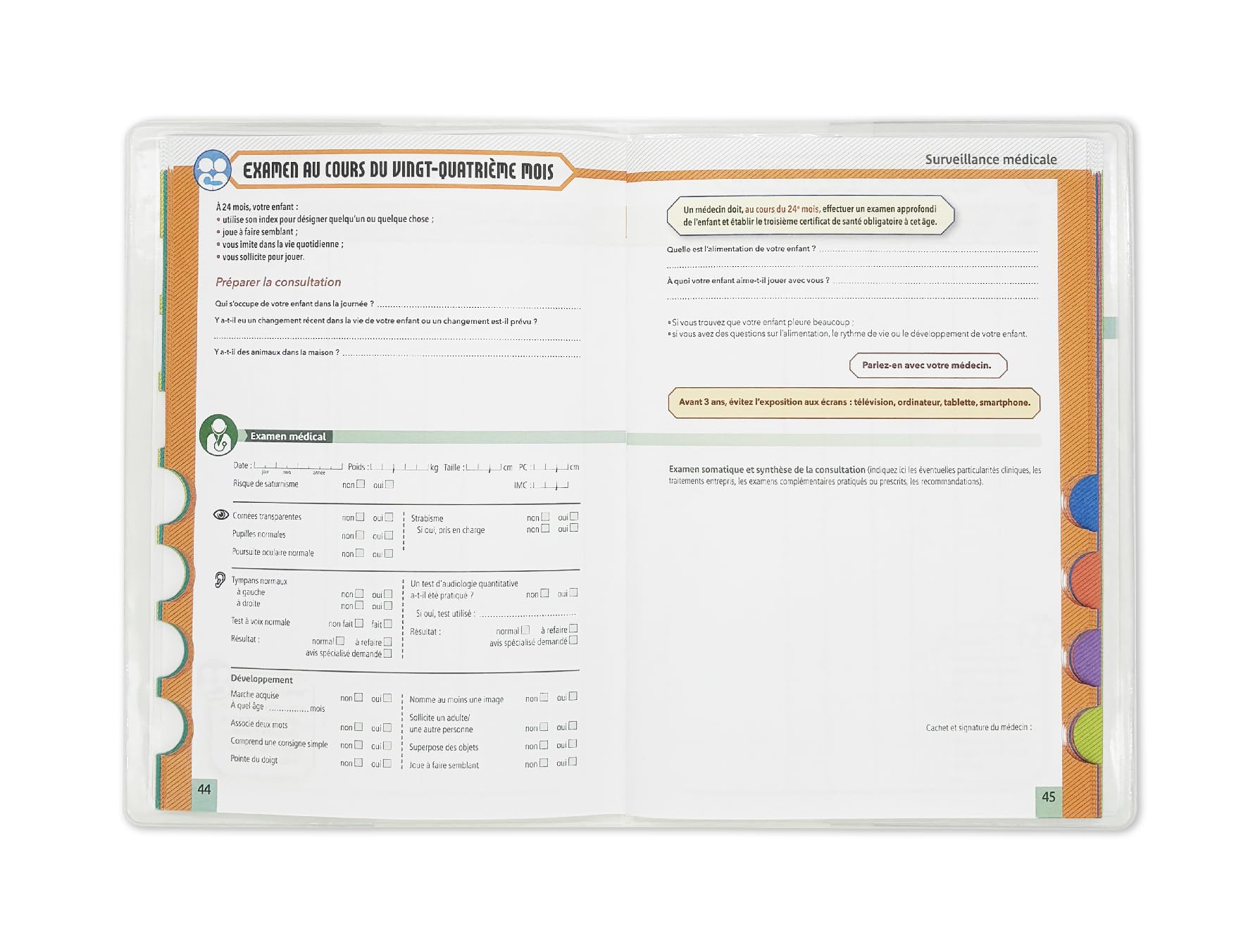 Nemau - Protège Carnet de Santé Enfant et Adulte – Housse Souple Lavable – Format Universel – Motifs Modernes – Étui de Protection Durable pour Carnet Médical – Idée Cadeau - Modèle Boho
