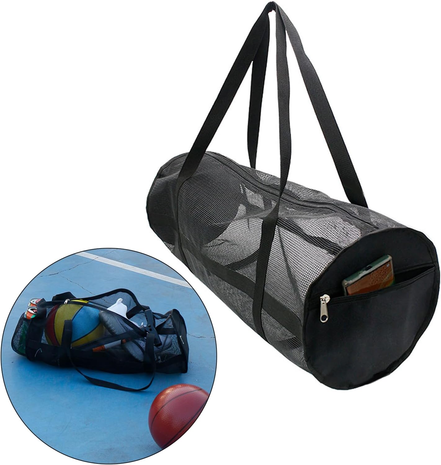 Extra Large Mesh Duffels Bag Scubas Dive Snorkel Tote Equipment with Zipper for Water Sport Beach Diving Snorkeling Gear Net