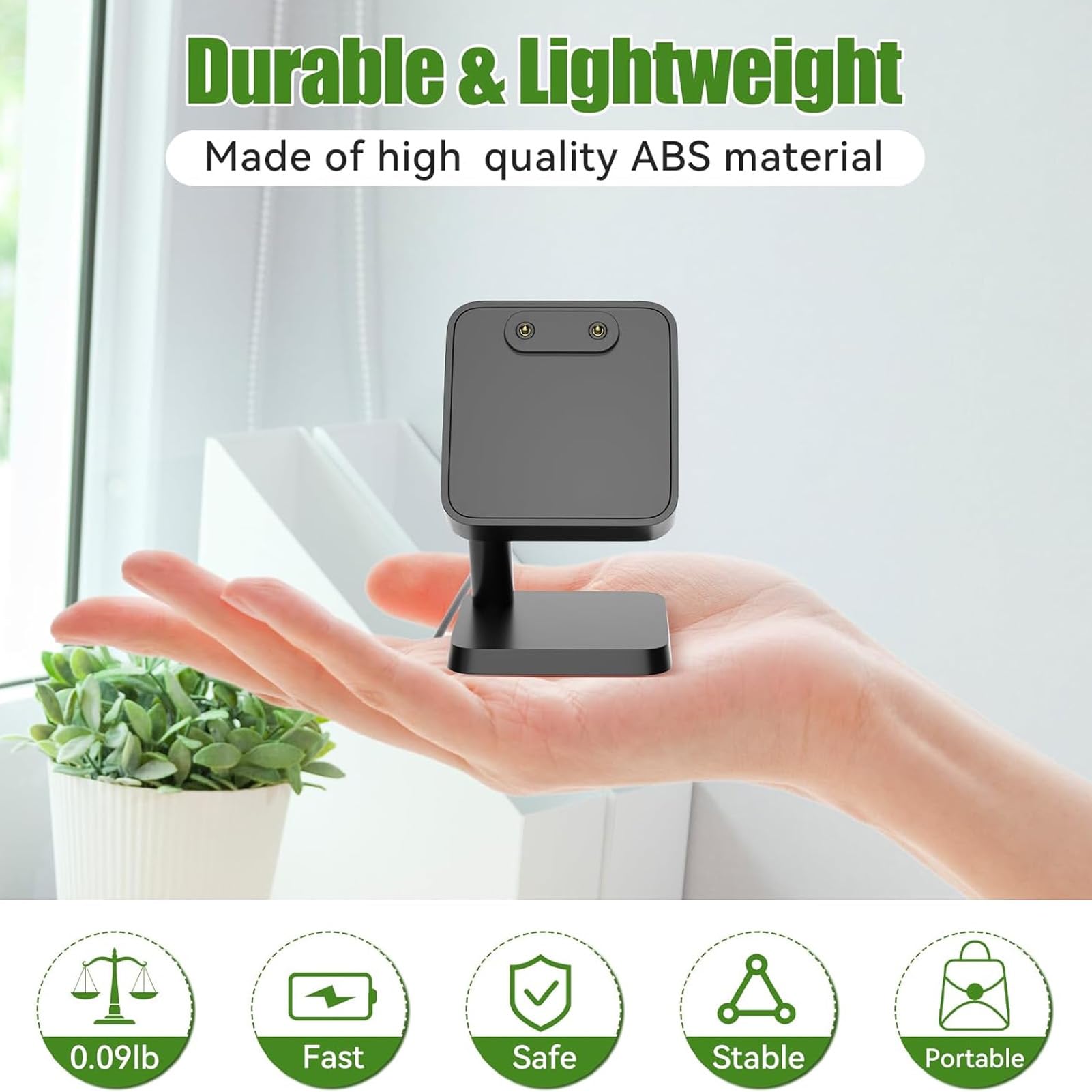 SIXRUN Caricatore Magnetico per Smartwatch, Base di Ricarica per FIT 3 SM R390, Dock Compatto