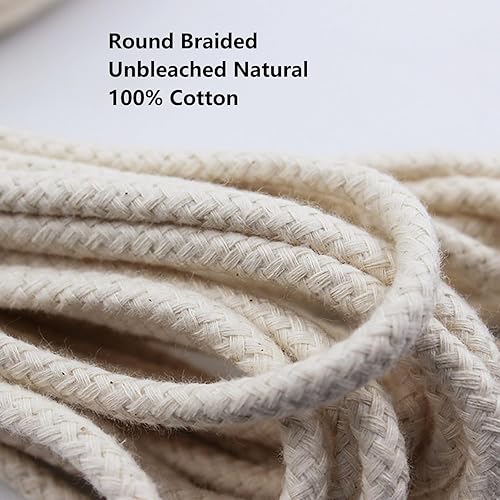 Miniatura 3 de Mecha de vela de 250 capas de 10 pies de longitud y 0.236 in de diámetro, mechas de aceite trenzadas sólidas de 14 pulgadas para lámparas de aceite,