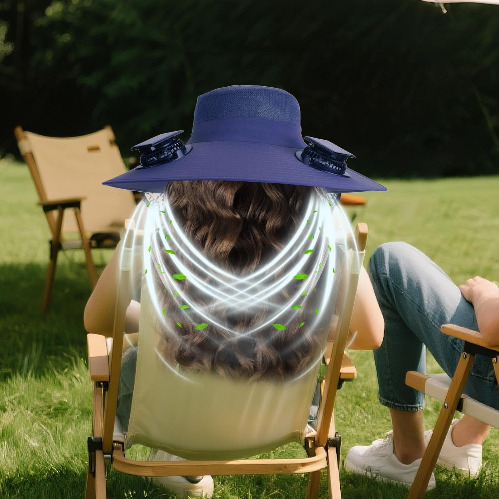 Cappelli da uomo a energia solare, cappello da sole USB con ventilatori ad energia solare, traspirante, a tesa larga, anti-UV, impermeabile, copricapo | campeggio, pendolarismo, escursionismo, golf