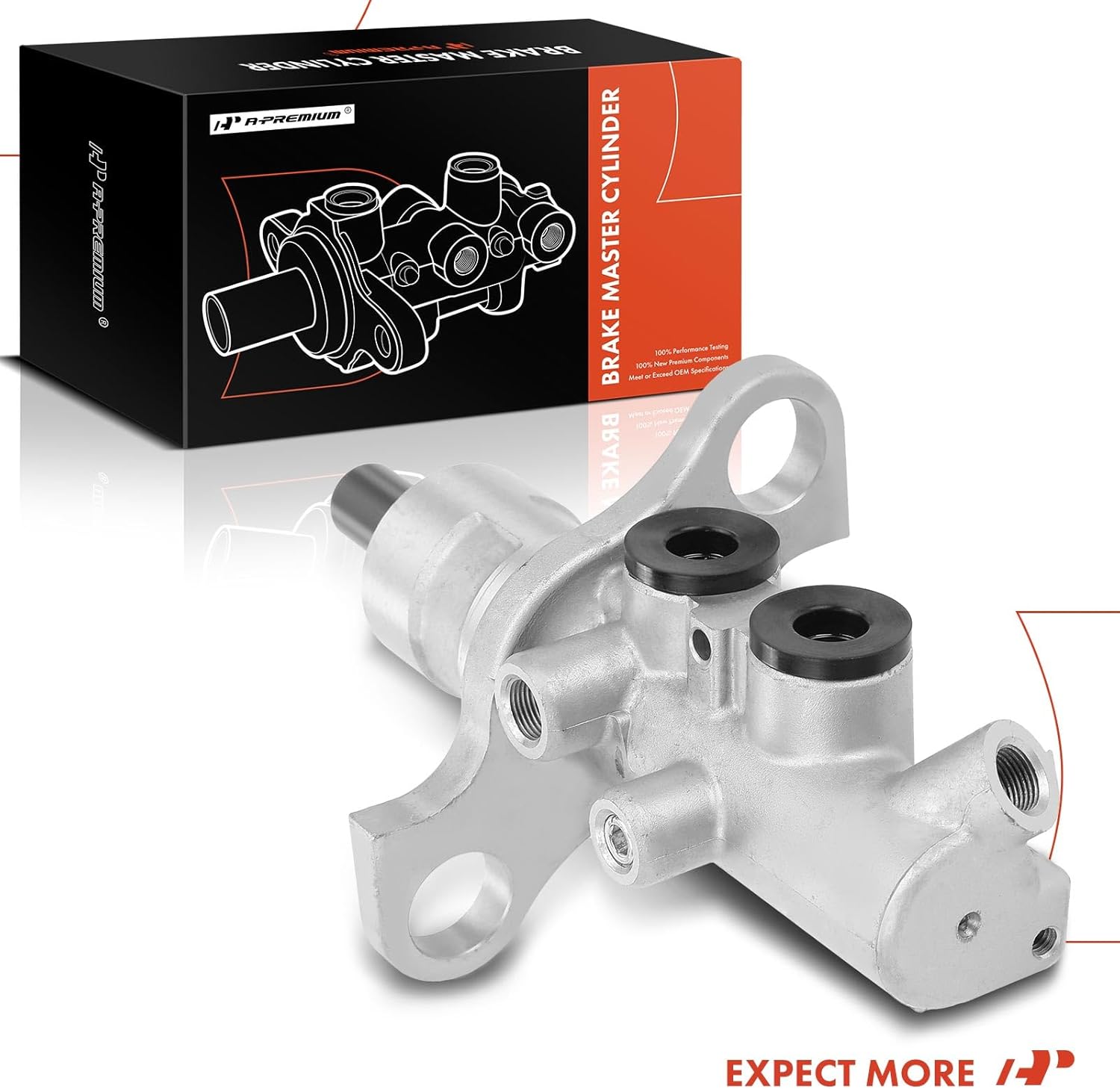 A-Premium Brake Master Cylinder Compatible with Saab Vehicles - 9-3 2006 2007 2008 2009 V6 2.8L - Replaces# 93184542, 558187