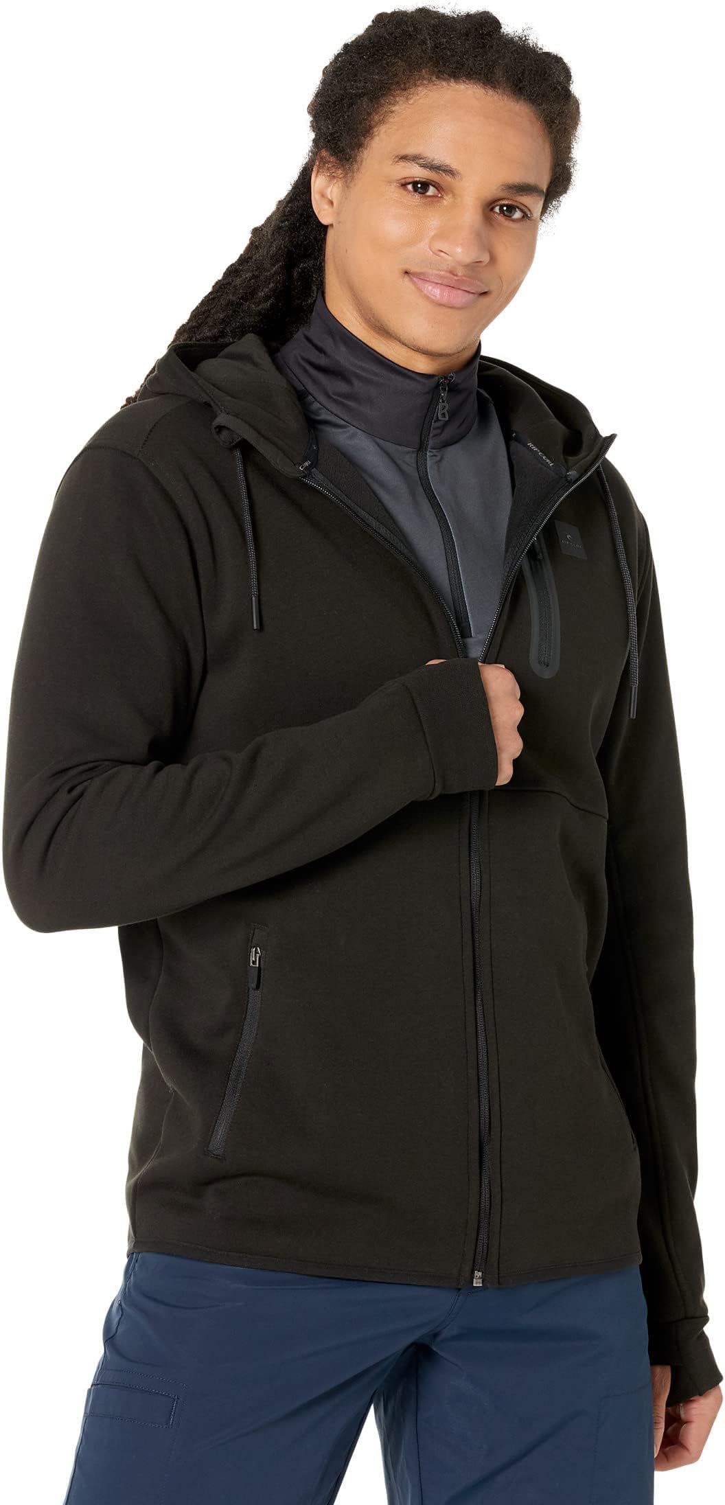 Rip Curlmens Departed Anti Series Technical Zip Up Hooded Sweatshirt Hooded Sweatshirt