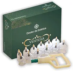 Kit Ventosa Com 12 Copos - Doutor da Estética