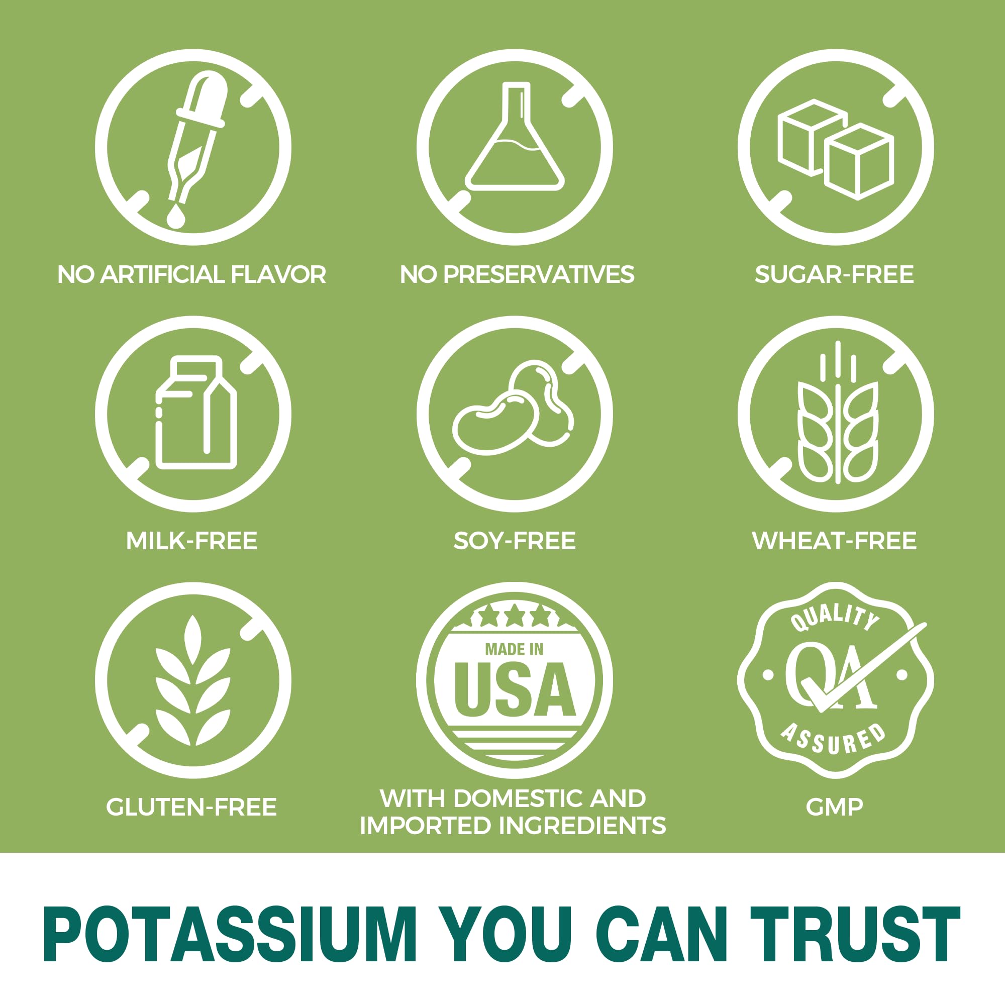 Vitamin World Potassium 99 mg, 250 Vegetarian Caplets — Amazon image 8