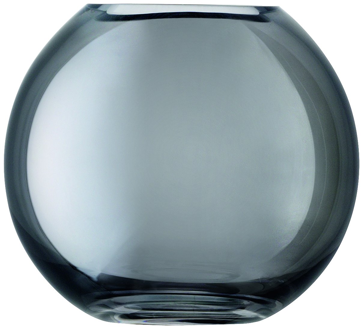 LSA International Polka Vase, H11 cm, Sheer Zinc