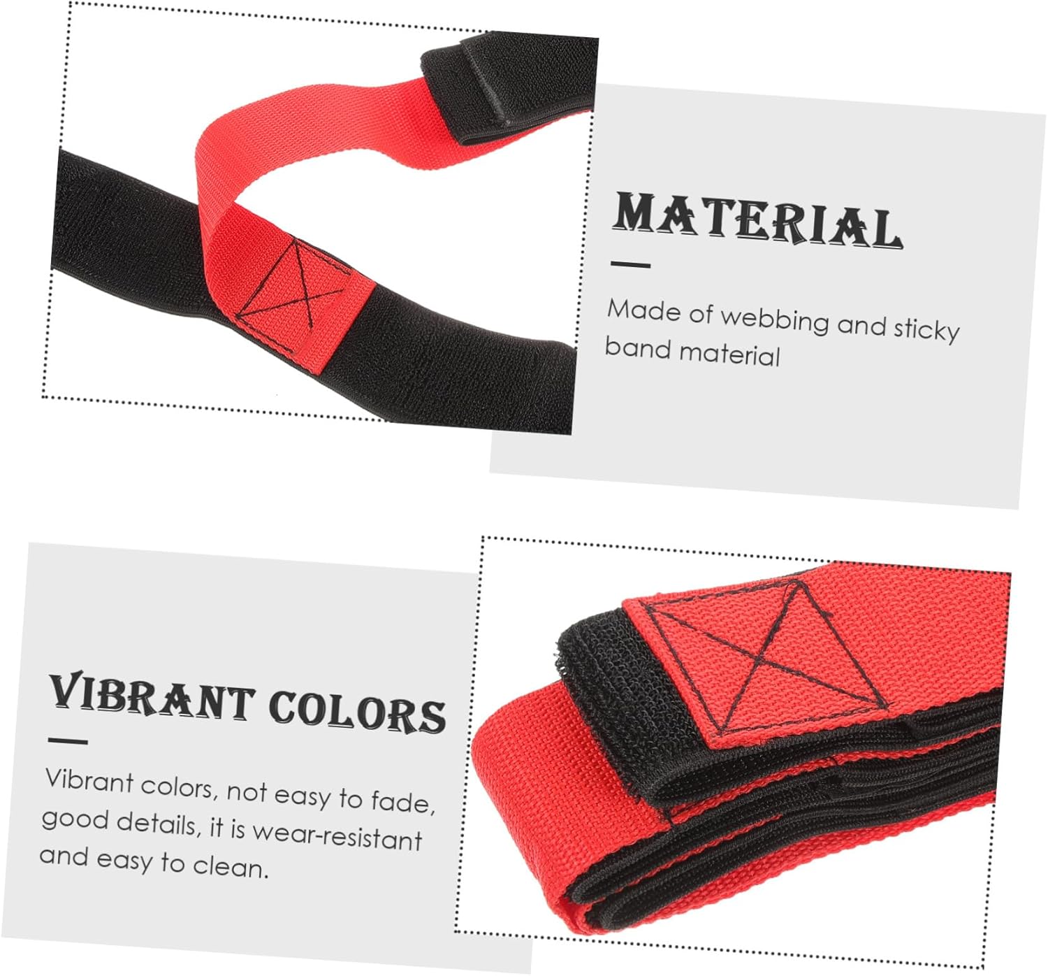 Yardwe Game Supplies Ankle Straps Obstacle Course Equipment Ribbon Kickback Ankle Straps Sports Day Equipment