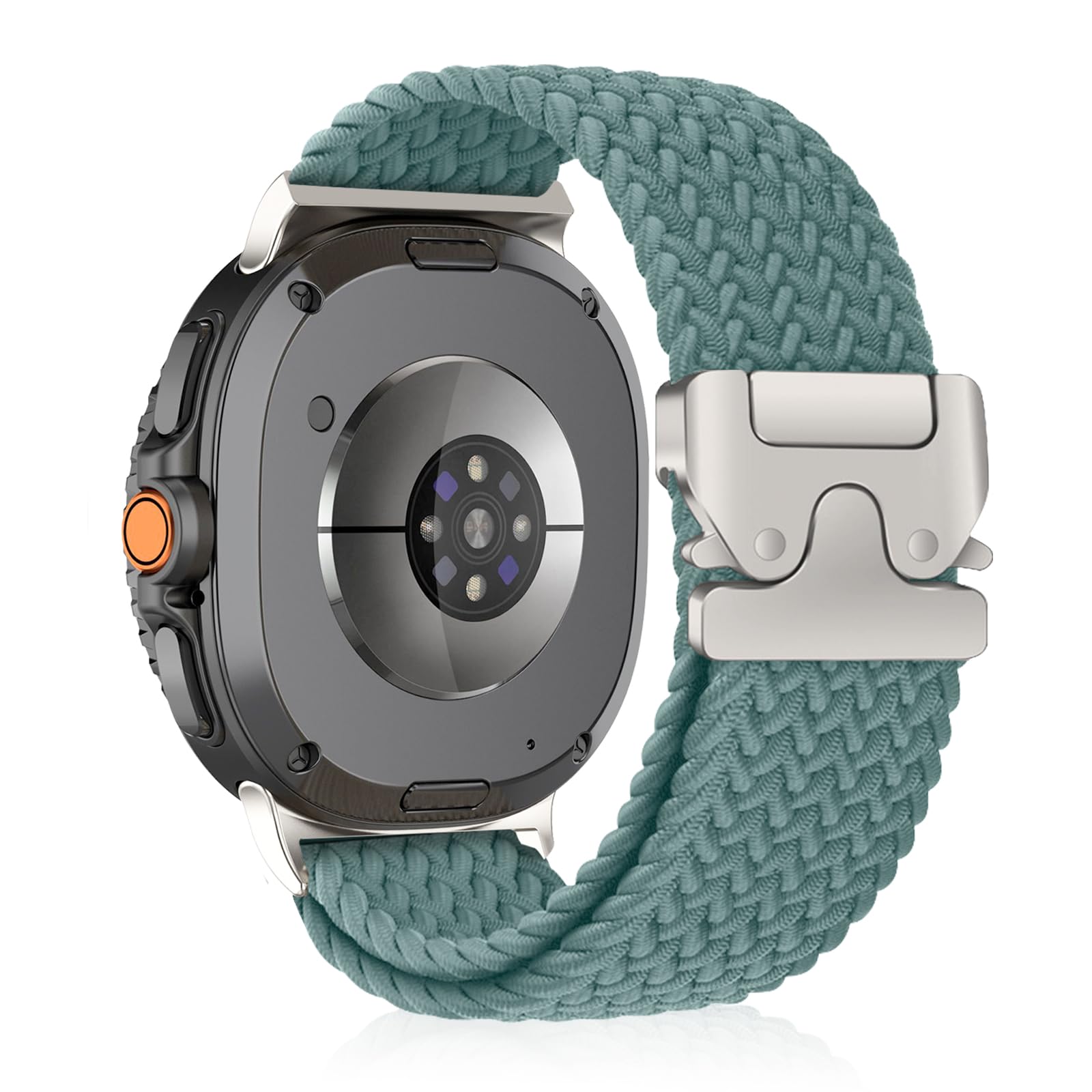 CiimWaa Geflochtenes Armband für Samsung Galaxy Watch 8 40mm 44mm/ Galaxy Watch8 Classic 46mm 2025 Damen/Herren, Elastisch Weich Sport Nylon Armbänder für galaxy Watch8 Classic