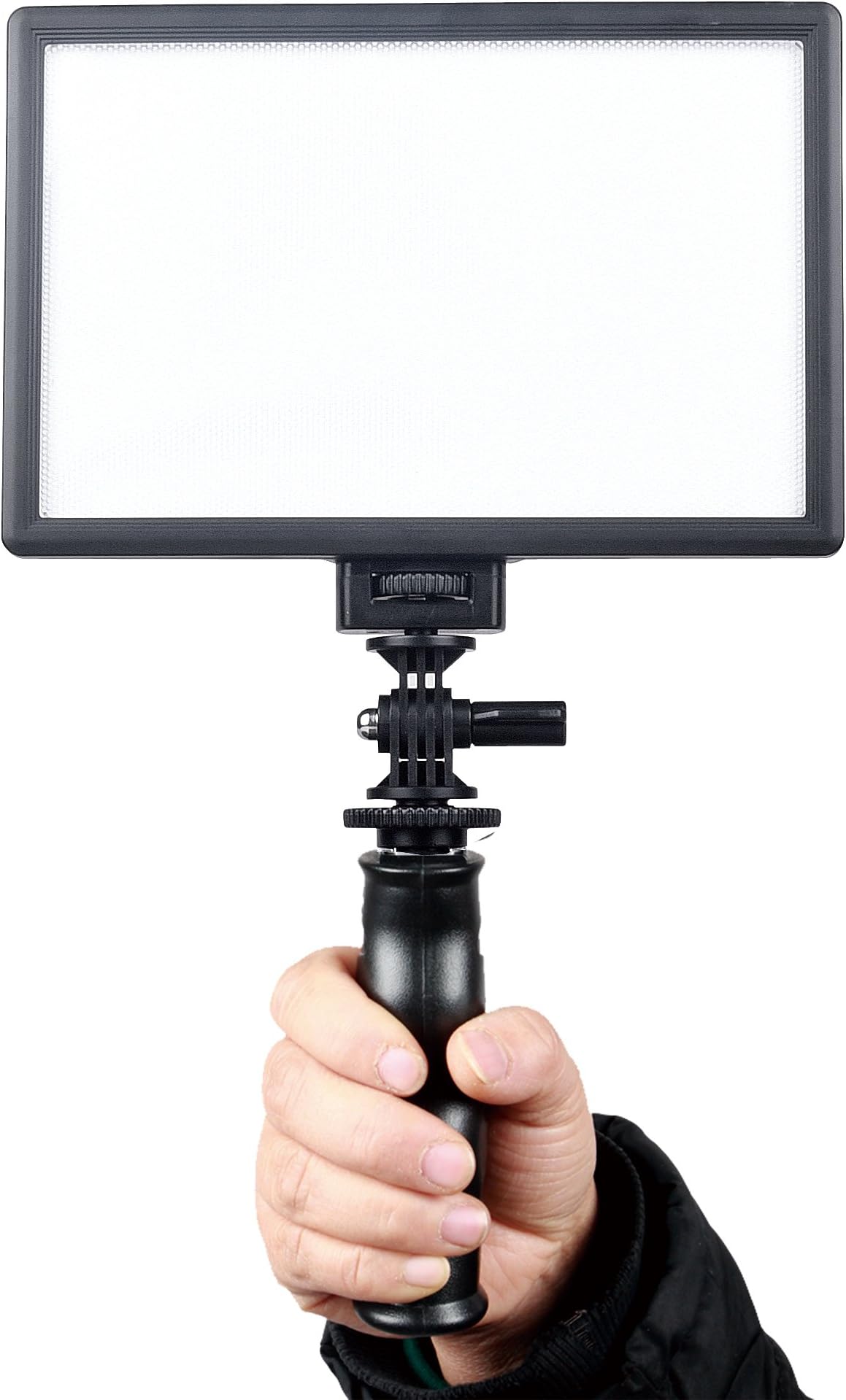 VILTROX L116T RA CRI95 Super Slim LED Light Panel,3300K-5600K LED Video Light Panel, LCD Display Screen,Color Temperature and Brightness can be Adjusted with NP-F550 Lithium Battery๏ผWithout battery๏ผ