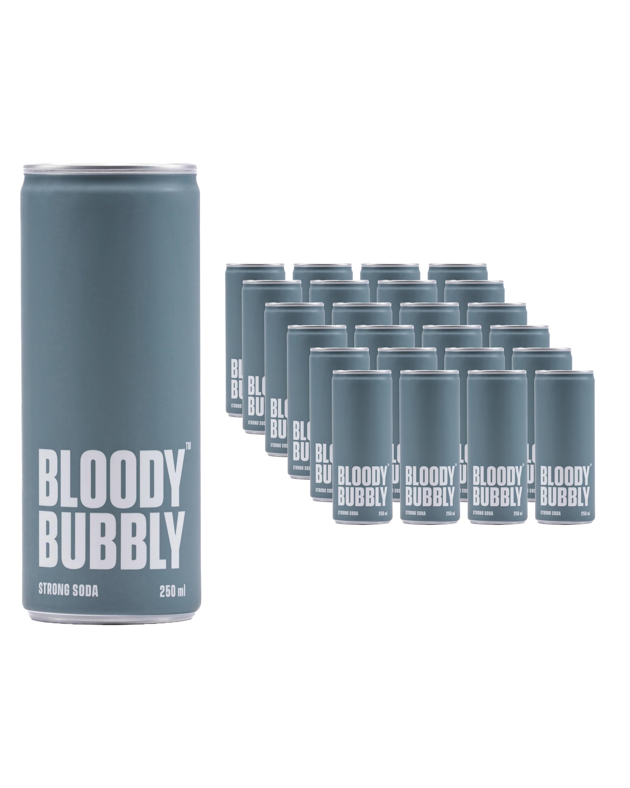 Bloody bubbly strong soda | 250 ml Pack of 24-image-25
