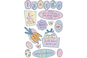 Karen Foster Design Acid and Lignin Free Easter Scrapbook Stickers