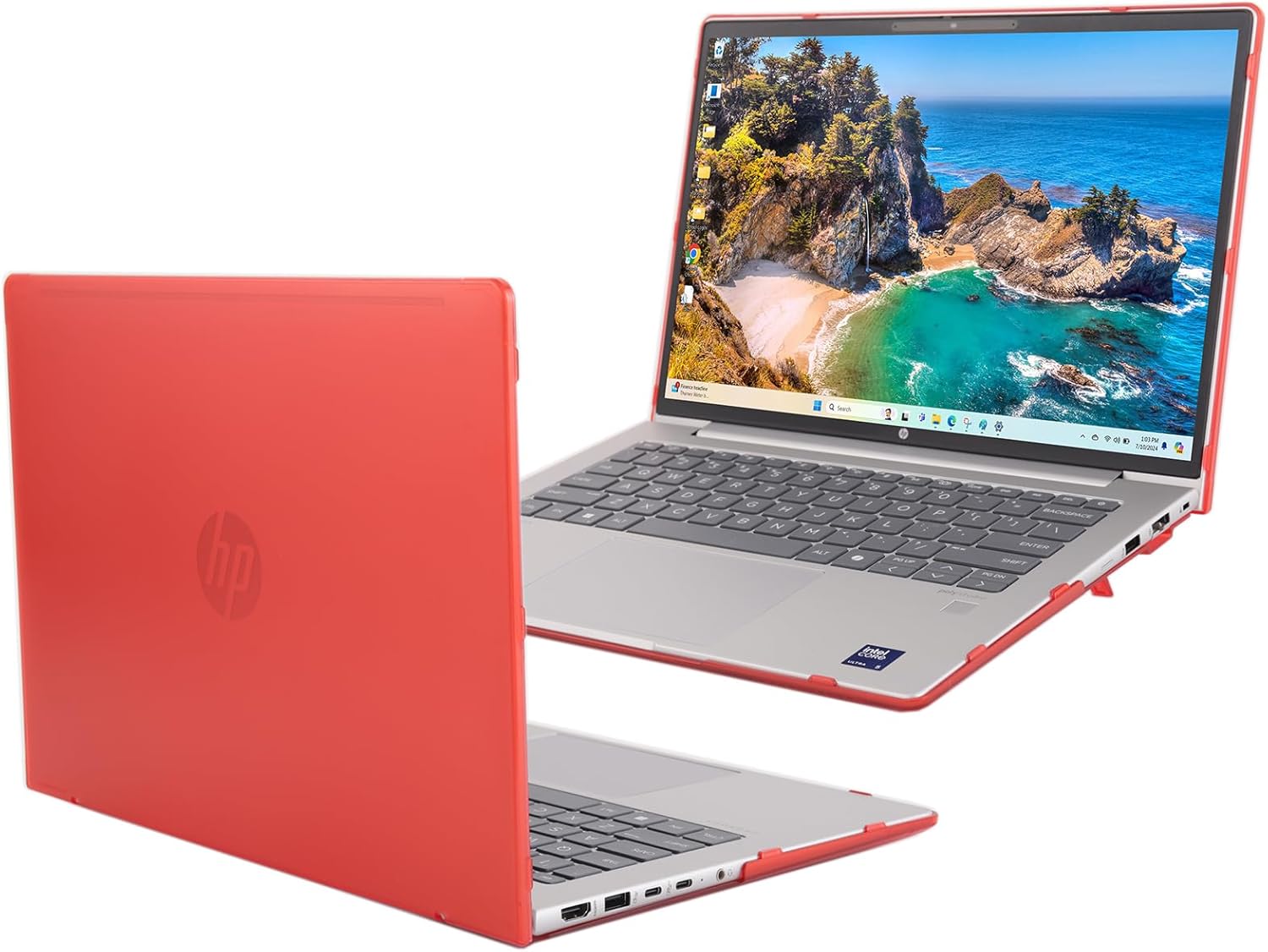 mCover Case ONLY Compatible for 2024 ～ 2025 14-inch HP ProBook 440/445 G11 Series Windows Notebook PC (NOT Fitting Any Other HP Models) - Purple