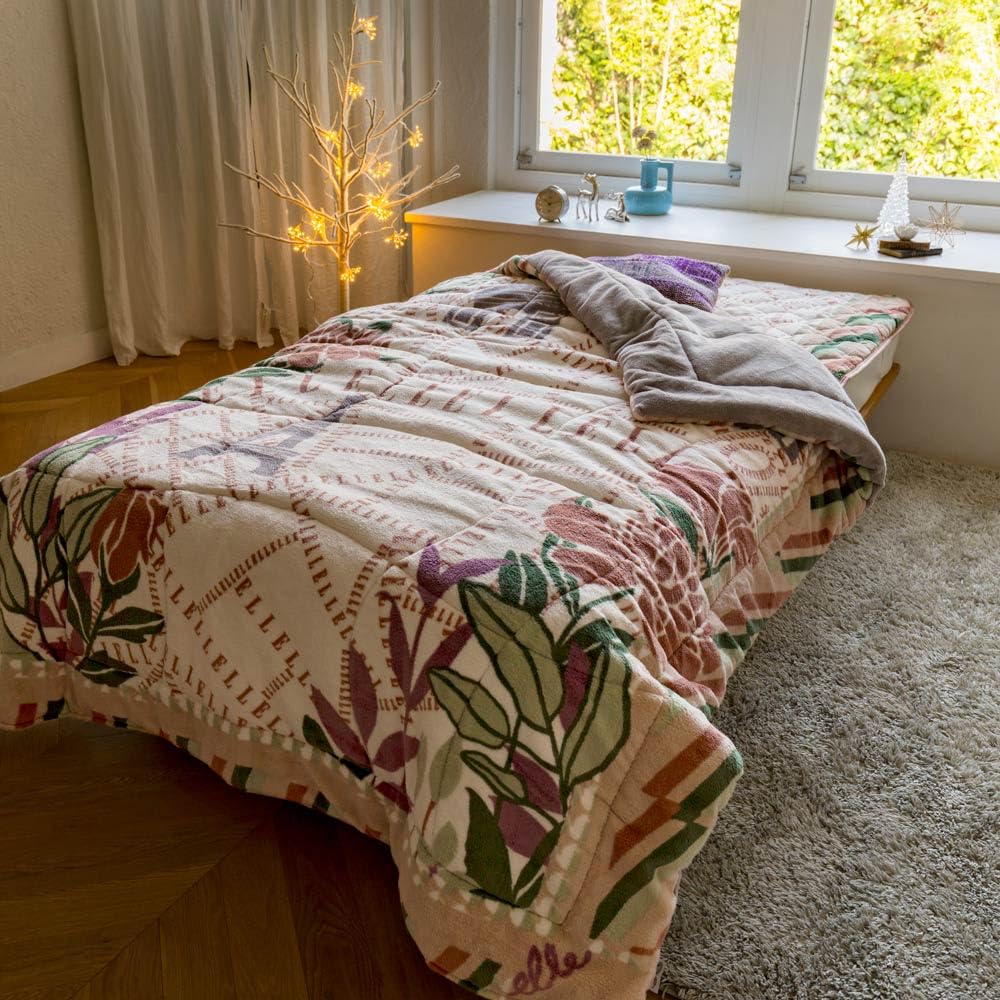 Amazon｜ディノス 毛布 【ディノス限定販売】ELLE HOME ヒートループ