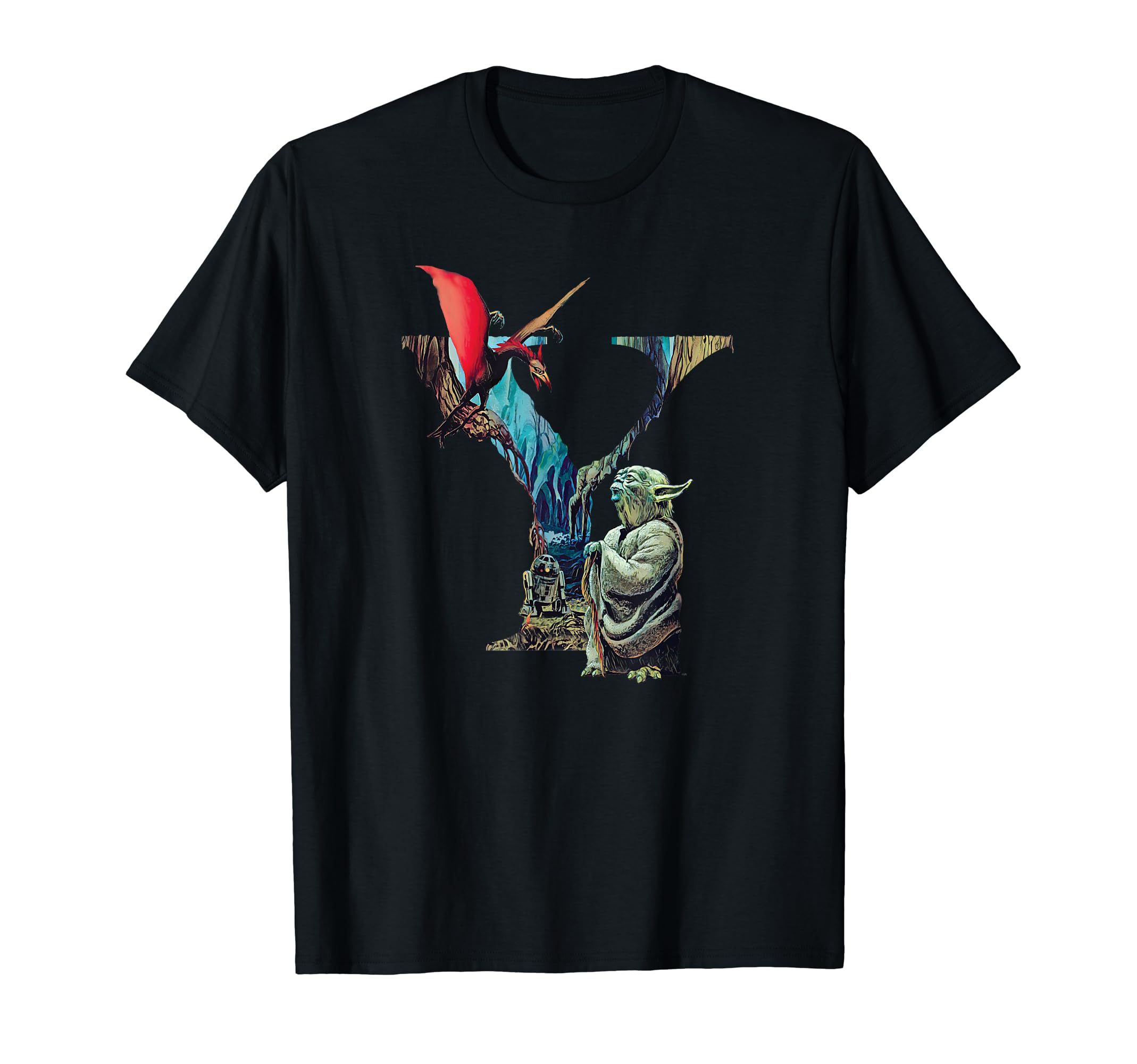 Star Wars “Y is for Yoda” Ralph McQuarrie Dagobah Painting T-Shirt