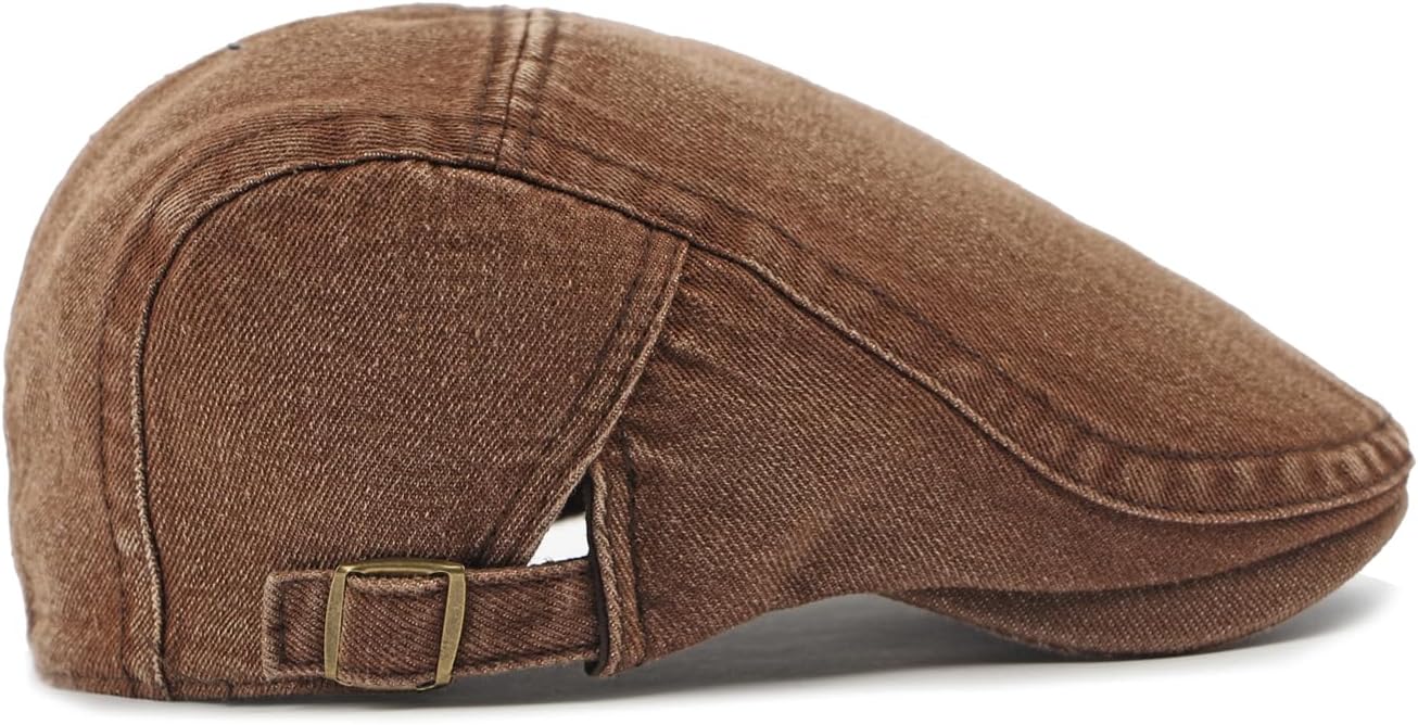 Cotton Newsboy Cap,Breathable Ivy Gatsby Cabbie Beret Hat for Men's Women Driving Hunting Golf - Image 4