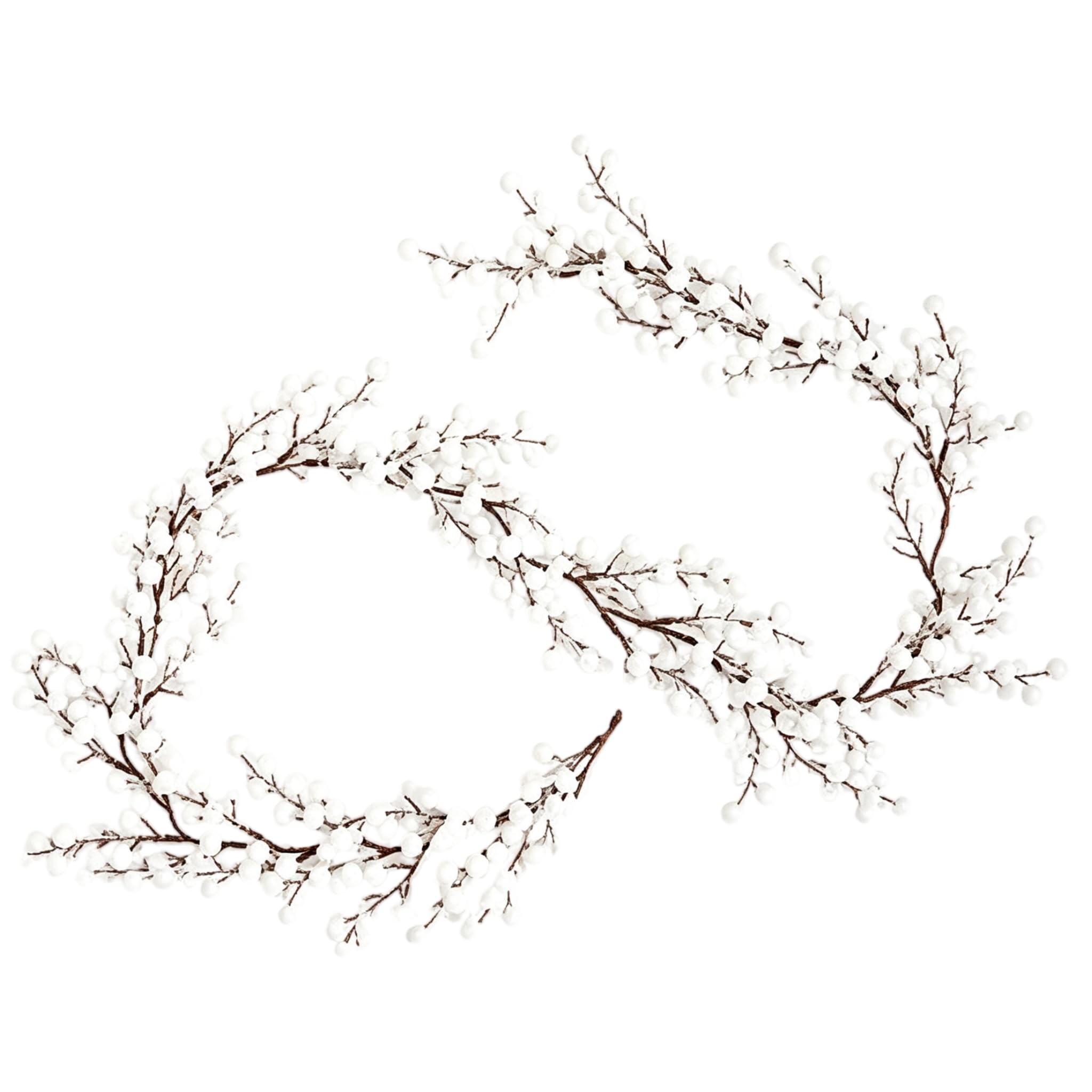 160cm Christmas Garland Pine Branch Decor Artificial Holly Berry Greenery