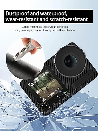 Miniatura 2 de Película protectora para DJI Osmo Action 4Action 3 Camera, adhesivo de película protectora, resistente a los arañazos y al desgaste, impermeable y