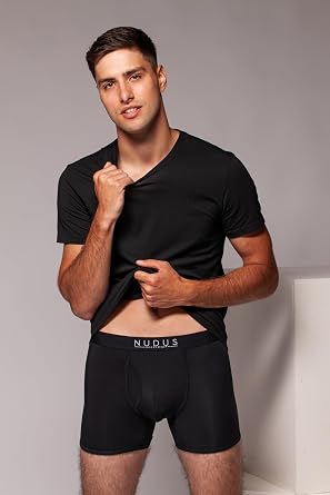 NUDUS Premium Bamboo Rayon Underwear for Men 4-Pack Luxury Gift Box Ultra Soft & Breathable Low Rise Sexy Undies with Fly