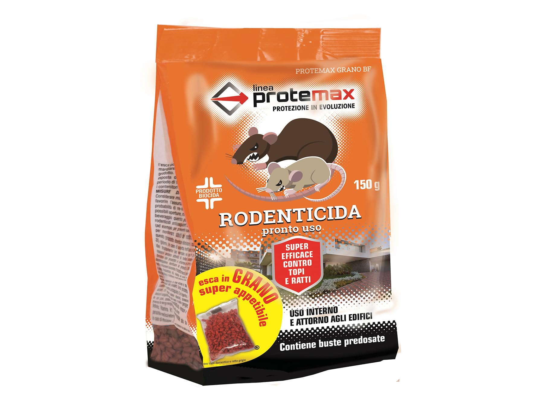 Protemax Rodenticida In Grani 150 g, 015
