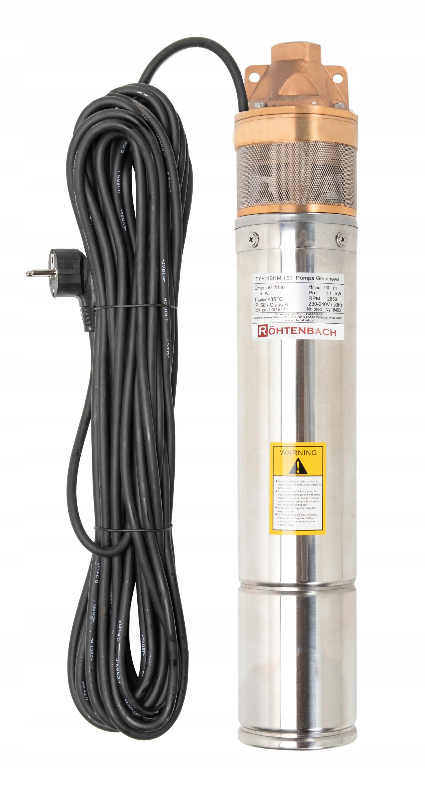 IBO 150 4 SKM fini le manque de pression d'eau au jardin en acier
