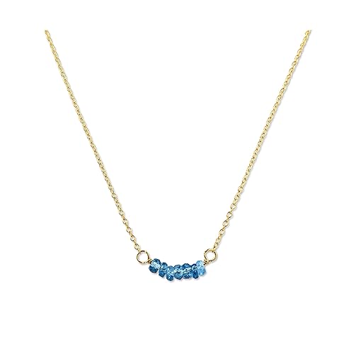 Jewelry Birthstone Bar Necklace, Personalized Layering Necklace Graduation Gift or