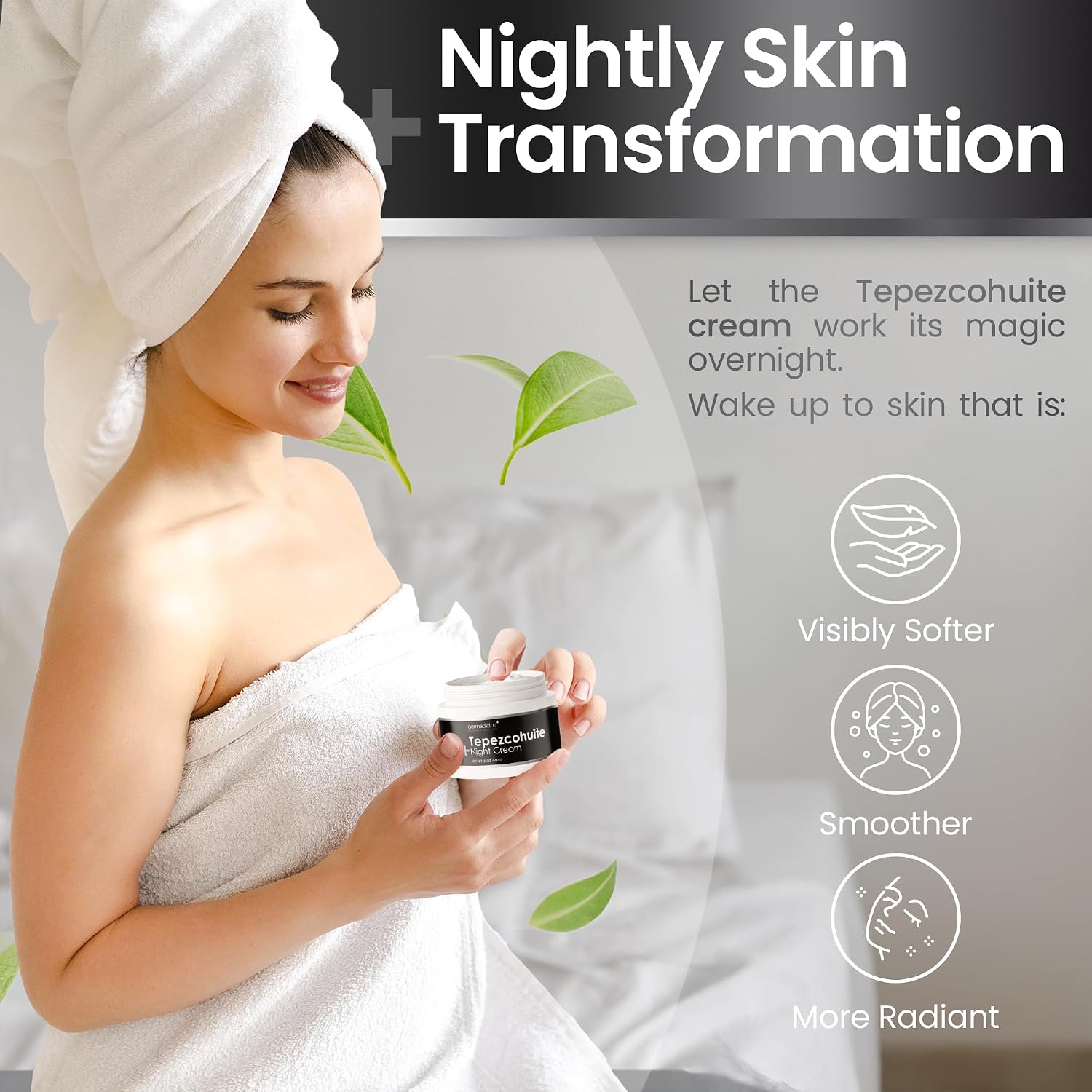 Tepezcohuite Cream Original Enhanced Formulation with Mexican Origins Mexico Night Cream Tepesquehuite Crema Beauty Products from Milagrosa Tepezcohuite Powder Para La Cara Skin Care 2oz