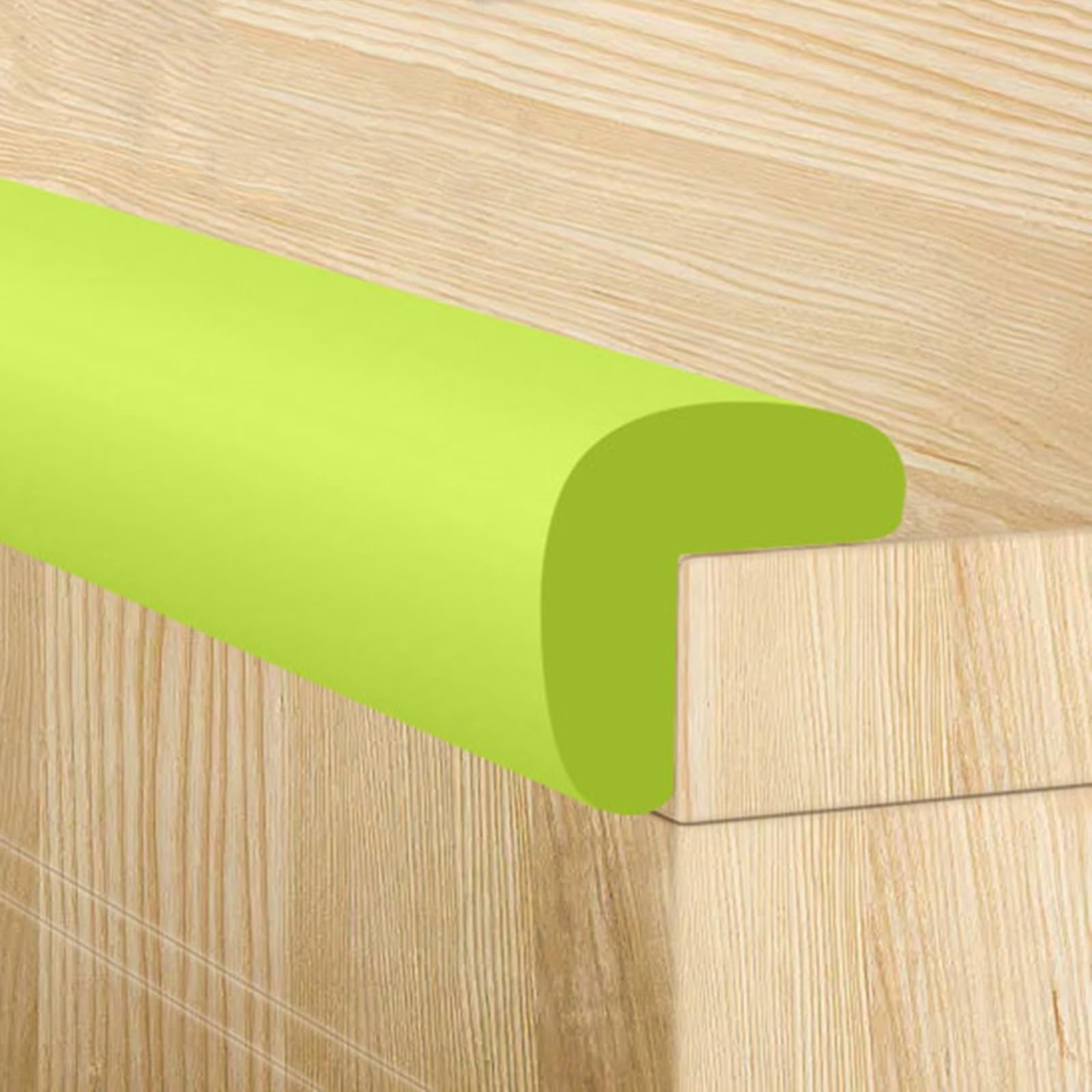 Listwa ochronna do krawędzi stołu, Szersze i grubsze meble stoły Odbojniki zabezpieczające przed dziećmi(Grass Green,2.3cm*5m)