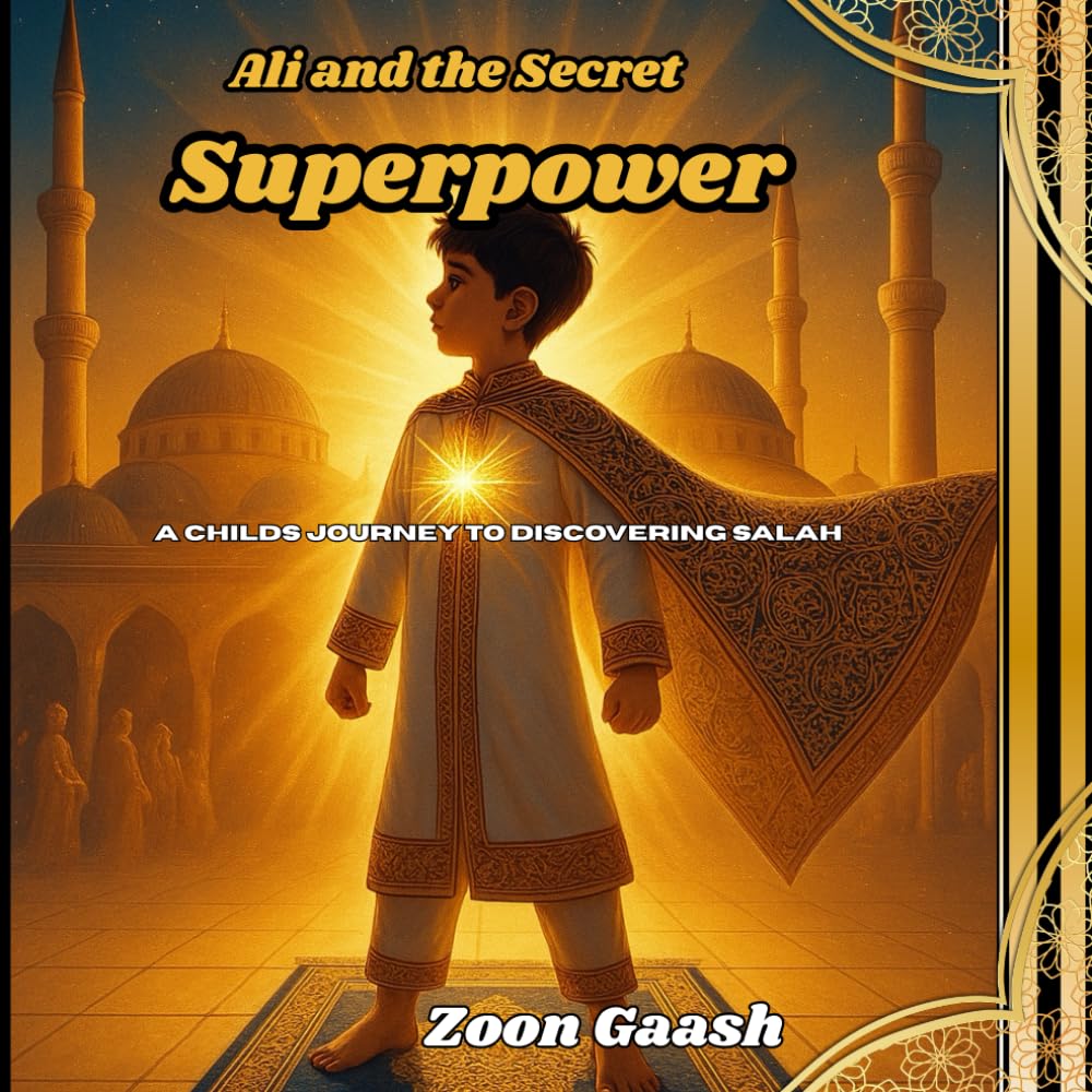 Ali and the Secret Superpower: A Child’s Journey to Discovering Salah: A story of faith, prayer, and finding strength through Salah. For Kids aged ... books teaching wudhu and to love Allah