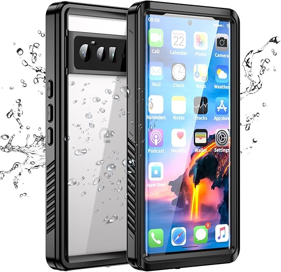 Google Pixel 6 Pro Waterproof Case with Builtin Screen