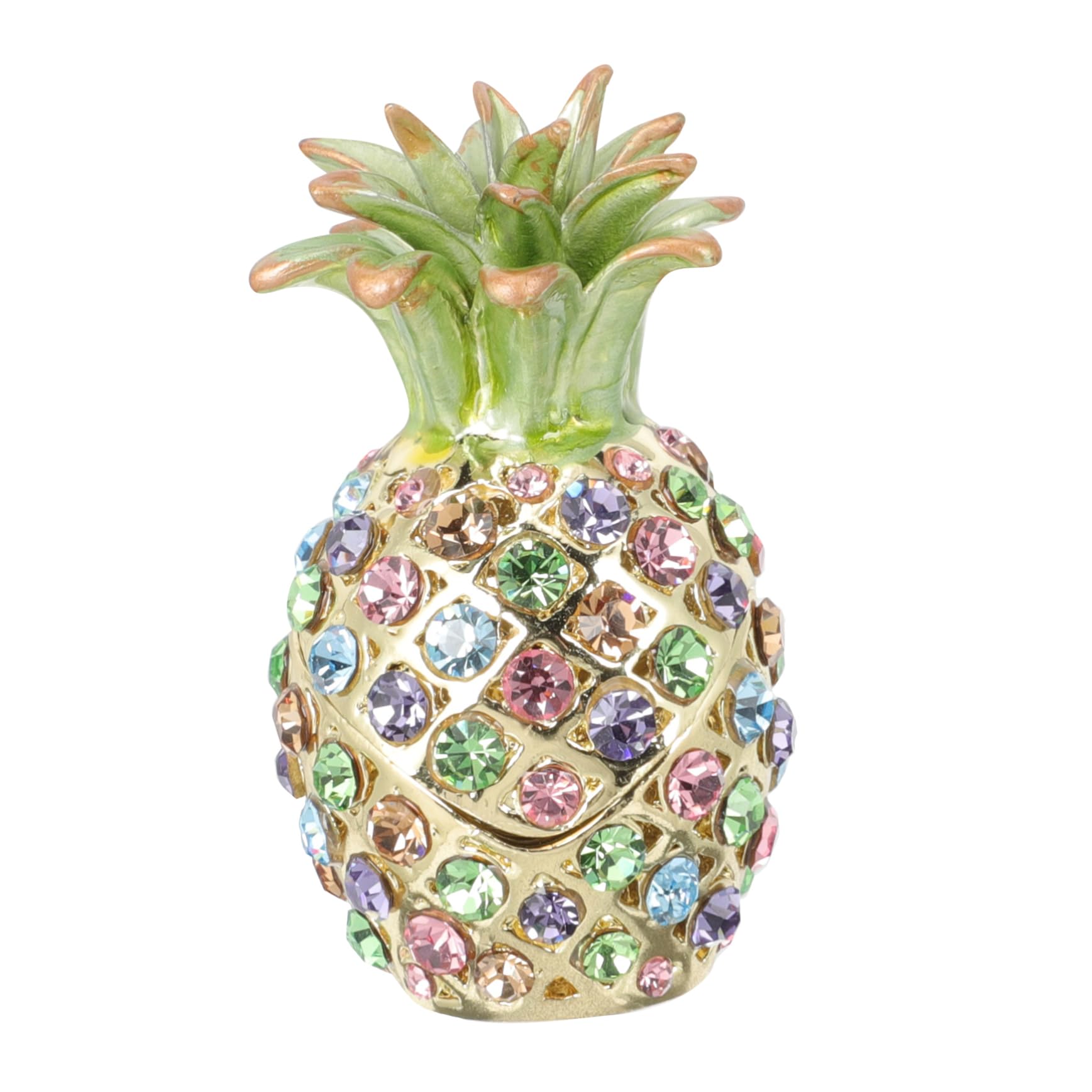 Joyero de piña con artesanía exquisita para organizar tus joyas con elegancia