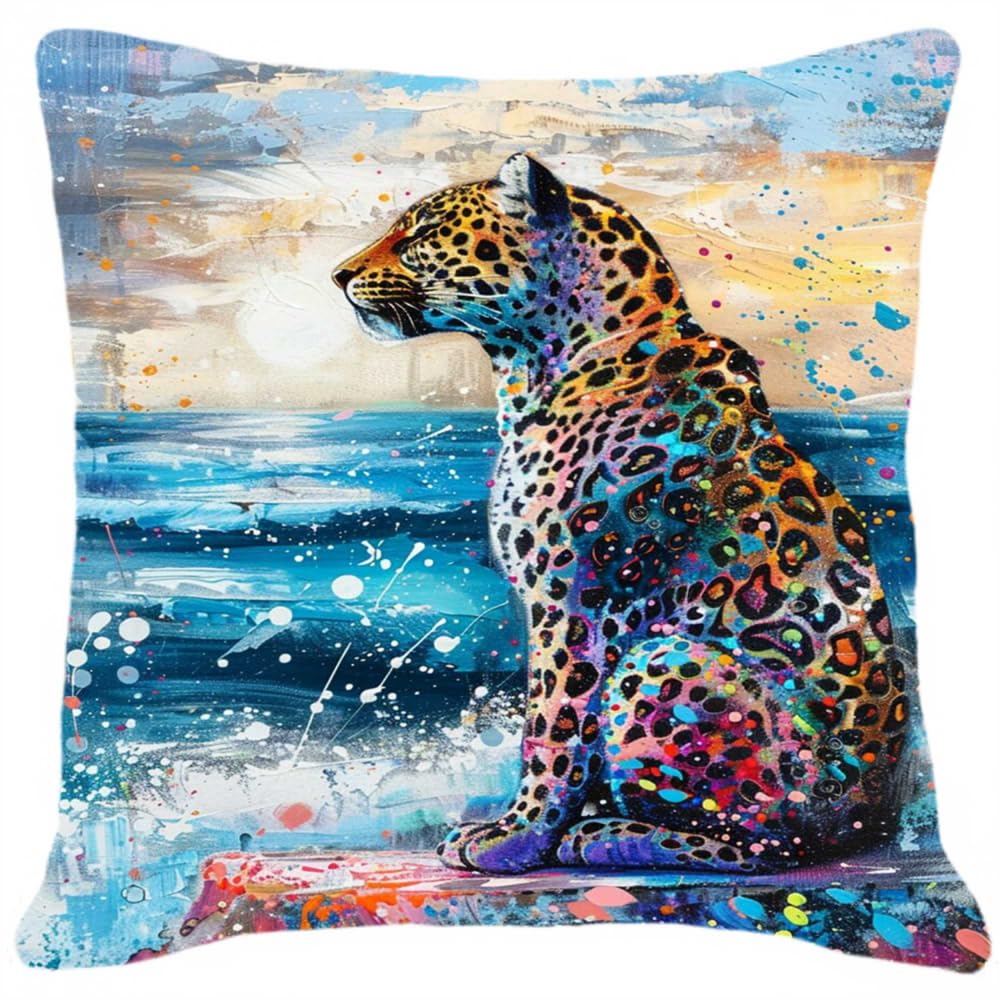 11CT Broderie Coussin Stitch Kit De Housses D'Oreiller Brodées - 45 x 45 cm