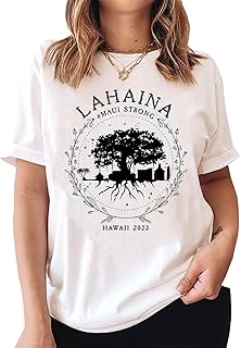 Maui Strong Unisex Tshirt, Lahaina Strong Shirt, Pray for Maui Tee, Love for Maui Tshirt, Maui Fire Hawaii Strong Shirt Black, Navy